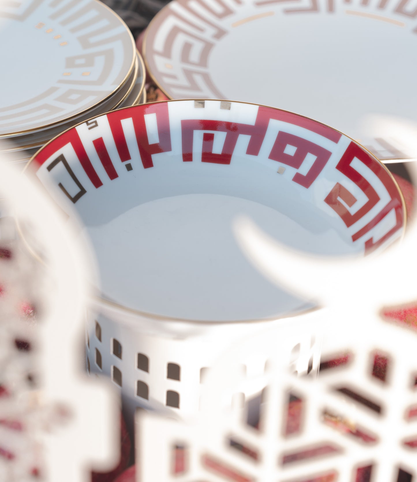 Joud Dinner and Soup Set - Gold